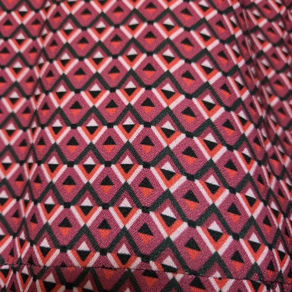 Alexia Admor Angellyne Midi Dress A-Line Geometric Academia Career Sz 12 - Picture 4 of 14